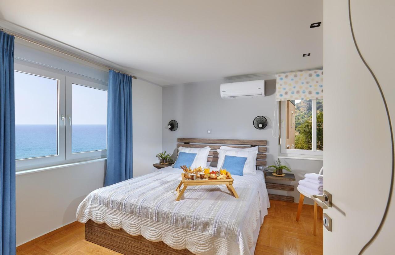 Breathtaking Sea View Flat In South Crete Apartment Keratokampos Exterior photo