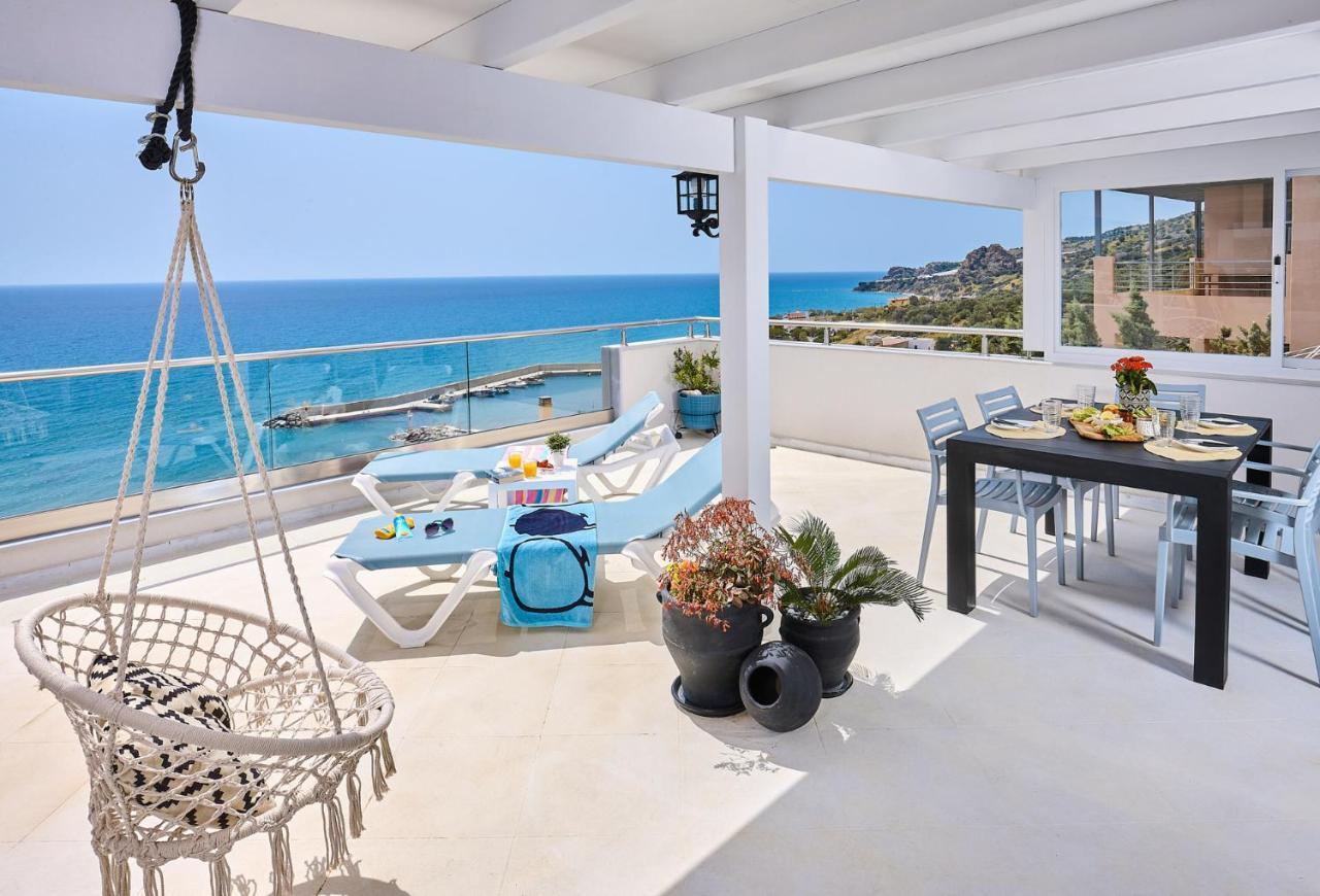 Breathtaking Sea View Flat In South Crete Apartment Keratokampos Exterior photo