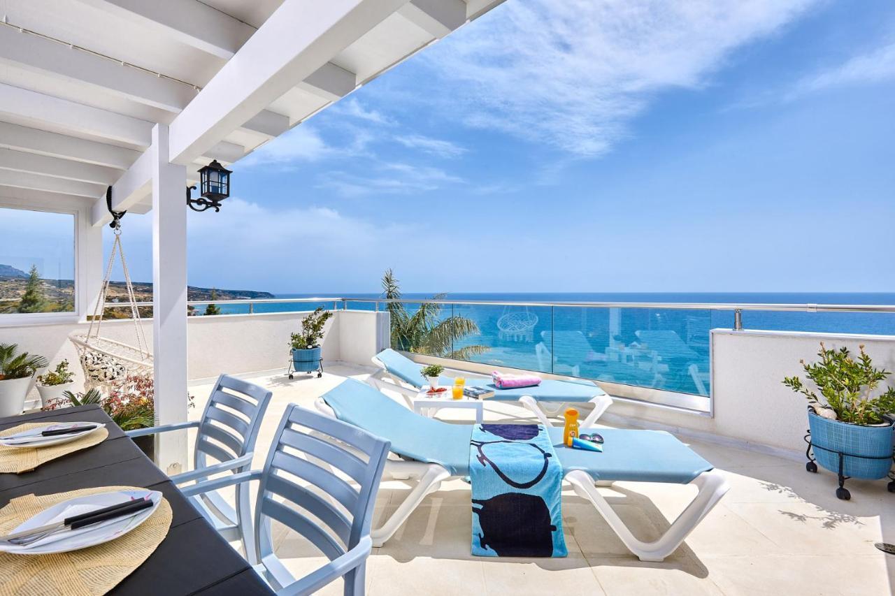 Breathtaking Sea View Flat In South Crete Apartment Keratokampos Exterior photo